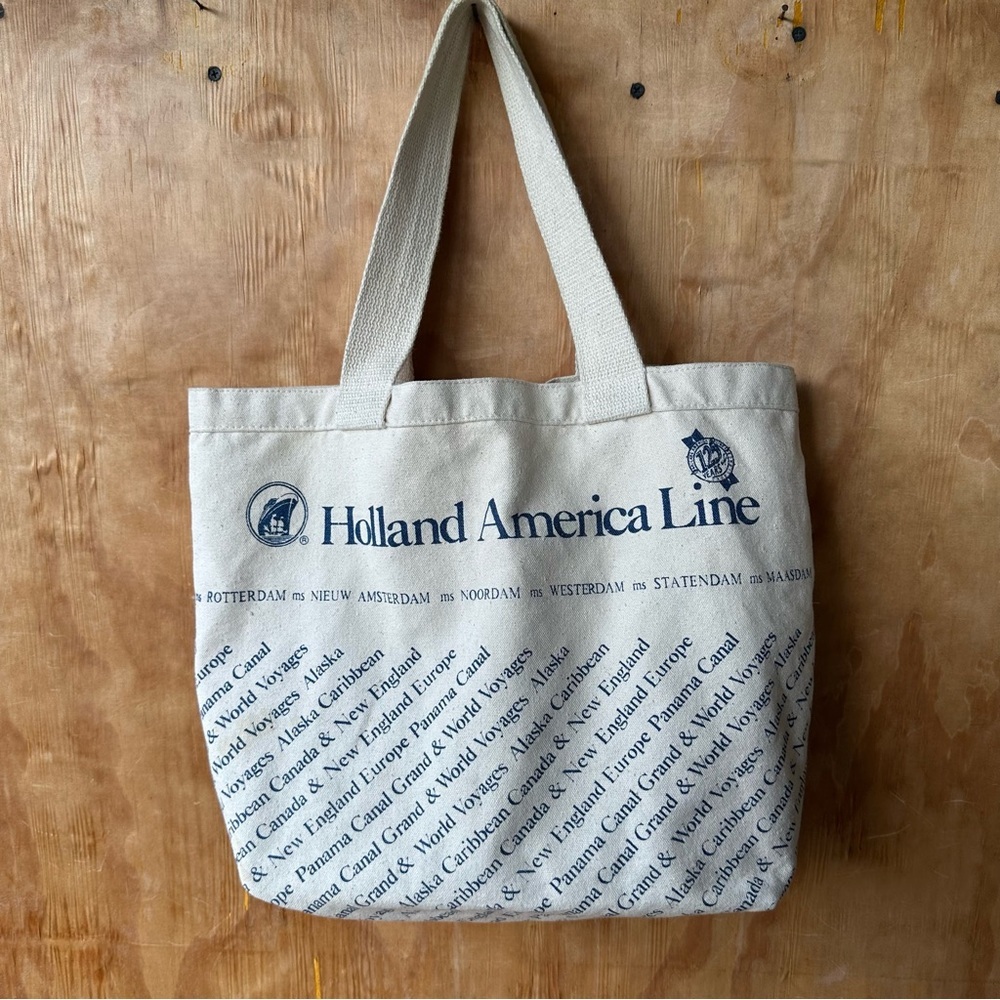 Holland America Cruise Line Canvas Tote Bag Travel